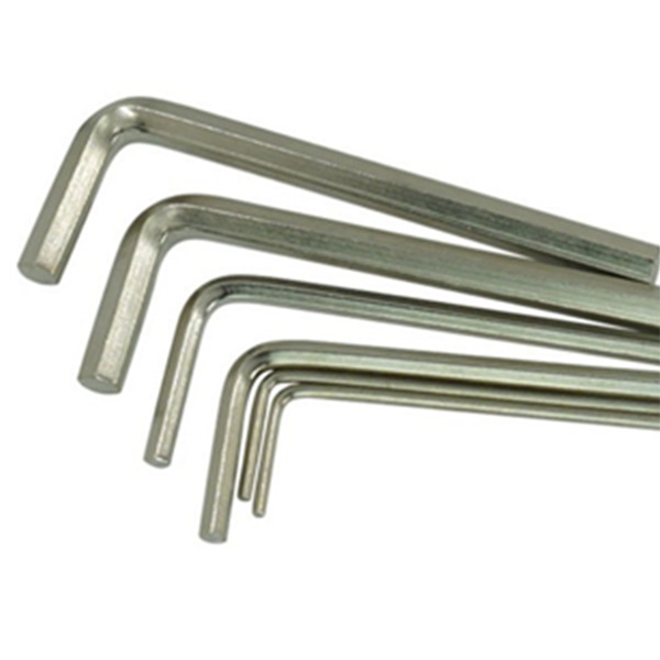Nickel-plated hex wrench set
